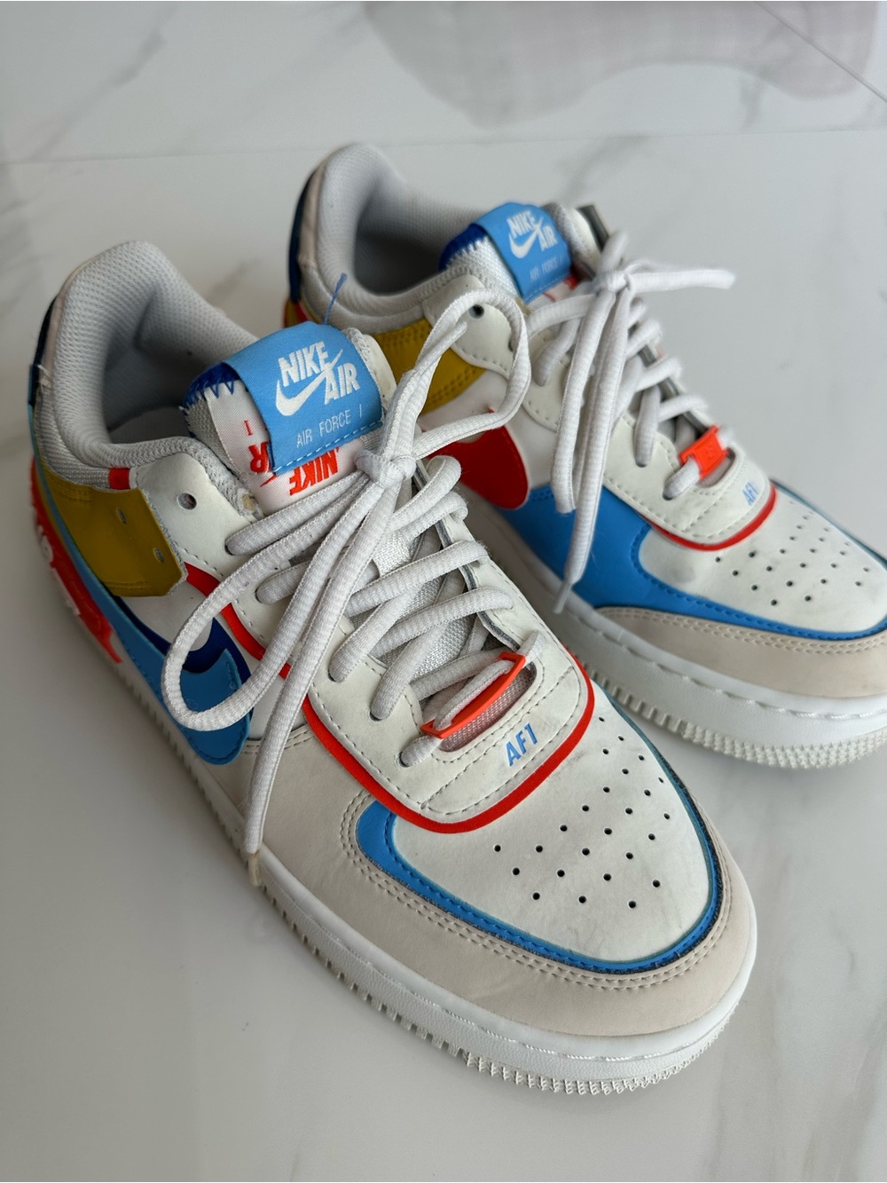 Nike Air Force 1 Shadow Sail Multi Women’s Size 9 Multicolor Sneakers